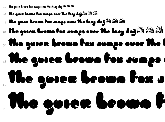 Logo font waterfall
